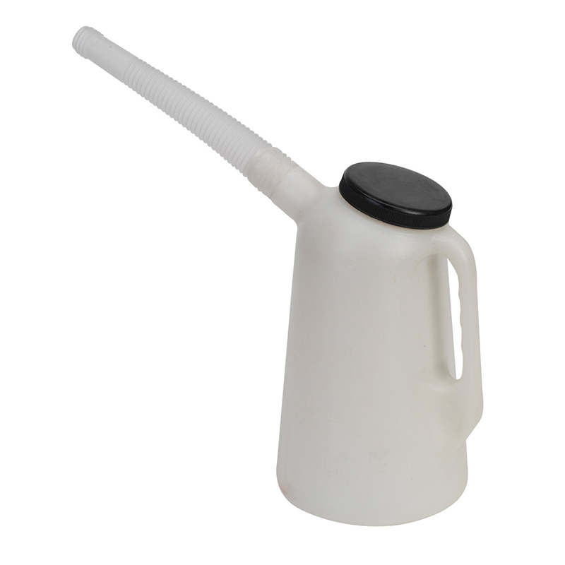 2 Litre Jug with Flexible Spout and Screw Cap - suitable for oils, fuel and acids