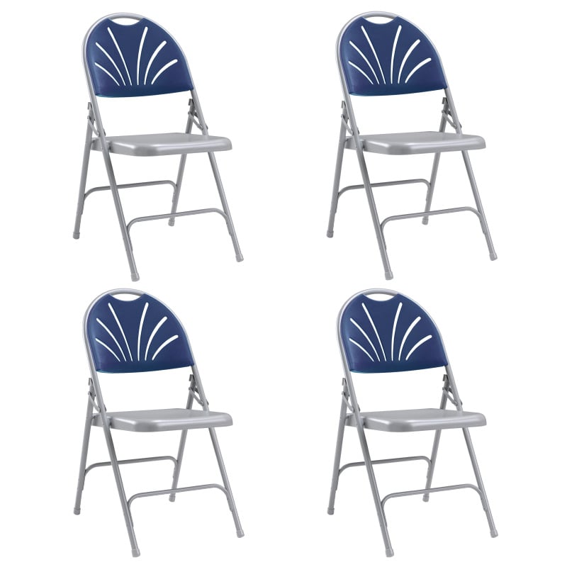 Series 2600 Folding Chairs - Blue - Pack of 4