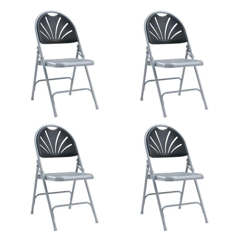 Series 2600 Folding Chairs - Charcoal - Pack of 4