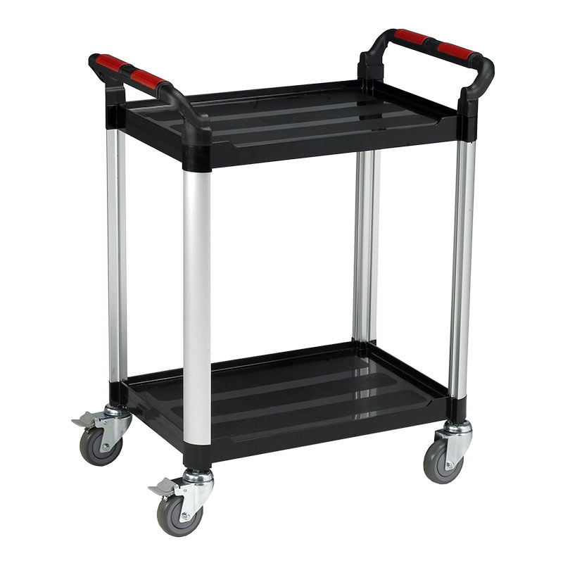 2 Shelf Standard Utility Tray Trolley - 940 x 460 x 750mm