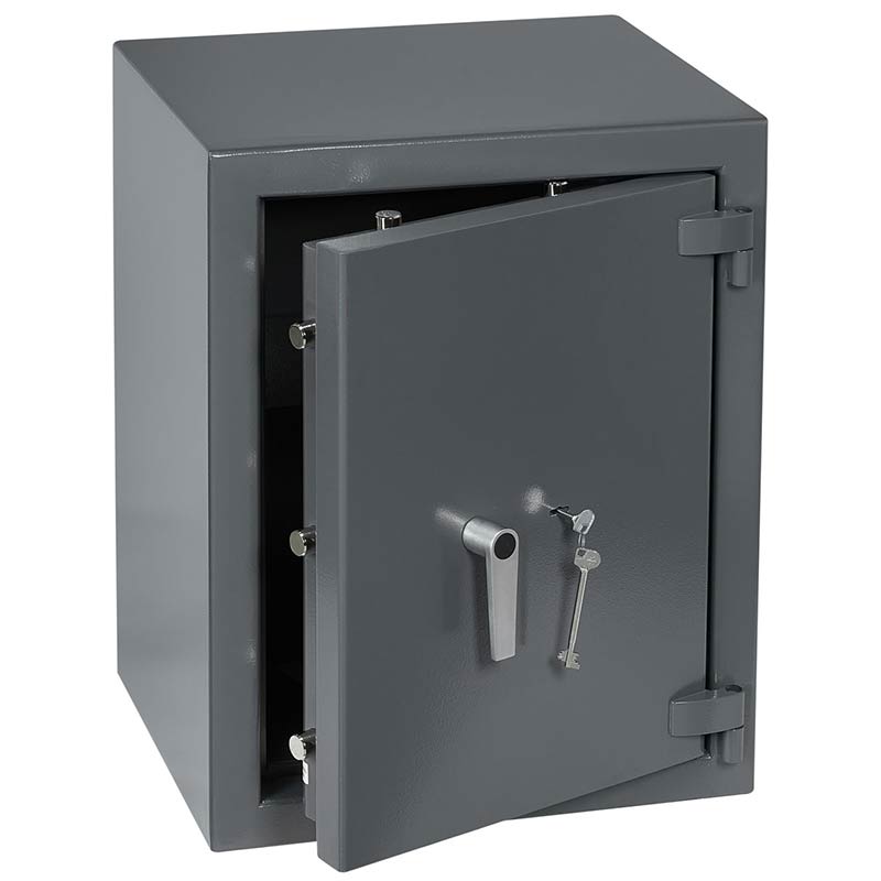 Euro Grade 2 Free-Standing Safe - Key Lock - 700h x 550w x 465d (mm) - Size 3 - £17,500 Rated
