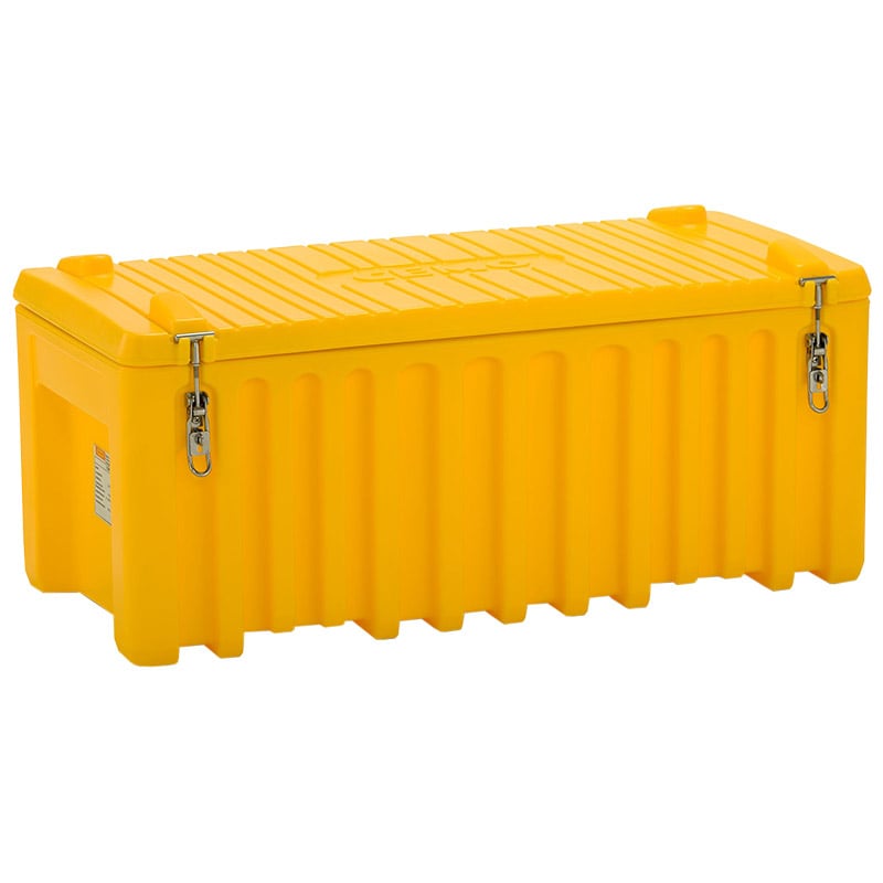 CEMbox Heavy-Duty 250L Storage Box - Yellow - 540 x 600 x 1200mm