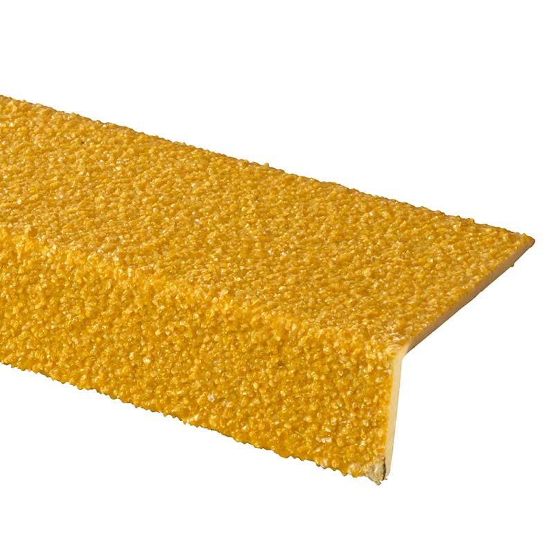 Yellow Anti-Slip GRP Stair Nosing - 30 x 1500 x 70mm