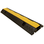 Rubber cable protection ramp with hinged lid