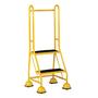 Glide-along mobile steps, 2 Treads, 535mm Width