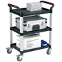 Utility Tray Trolleys with 3 Shelves