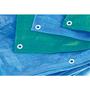 Tarpaulin available in green or blue