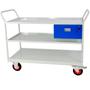 Mobile Maintenance Trolley with 3 Shelves & Drawer