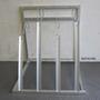 Vertical Storage Rack - Front View For 4 Bikes