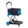 75kg Plastic and Aluminium Folding Clax Trolley with Box