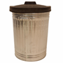 Traditional 90 Litre Galvanised  Dustbin
