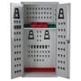 Perforated Tool Storage Cupboard with clip kits