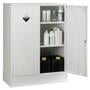 White chemical cupboard