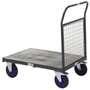 Apollo 600kg platform truck with single mesh end