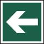 Arrow pointing left sign