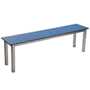 Aqua Stainless Steel Mezzo Freestanding Changing Room Benches