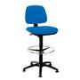 Upholstered high-Lift operator chair with foot ring