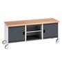 Bott Cubio Mobile Workbenches with Cupboards & Drawers 2m wide