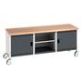 Bott Cubio Mobile Workbenches with Cupboards & Drawers 2m wide