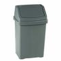 Grey plastic swing bin