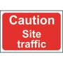 Caution Site Traffic Sign