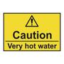 Caution Very Hot Water Sign