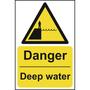 Danger Deep Water Sign