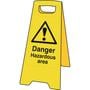 Danger Hazardous Area Floor Stand Sign