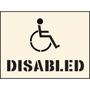 Disabled Industrial Stencil