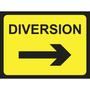 Diversion Route Road Sign - Right Arrow