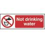 Not Drinking Water Sign