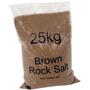 Dry Brown Rock Salt Invidual Bag 25kg