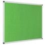 Eco-colour resist-a-flame notice boards with aluminium frame