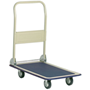 Steel folding platform trolley with PVC base