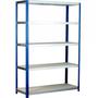 Ecorax shelving with 5 chipboard shelves