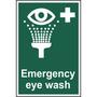 Emergency eye wash sign