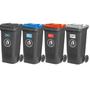 Family of Four 120L Recycling Bins