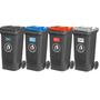 Family of Four 120 litre Recycling Bins with FREE UK Delivery