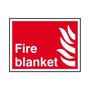 Fire Blanket Sign 150 x 300mm