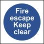 Fire Escape Sign