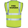 Polyester high-vis vest for Fire Wardens