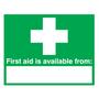 First Aid Is Available From Sign