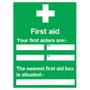 First Aid Your First Aiders Are Sign