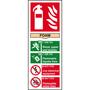 Foam Fire Extinguisher Sign