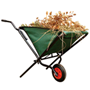Folding wheelbarrow