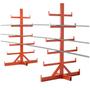 Pair of fixed-arm freestanding bar racks