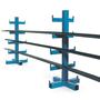 Pair of heavy-duty double-sided bar racks