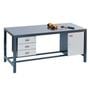 H/Duty fully welded Bench, Laminate Top