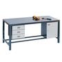 Heavy-duty fully welded workbench