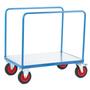 Galvanised Base Platform Trolley with Two Bar Sides